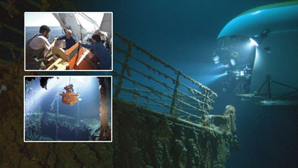 titanic underwater ghosts