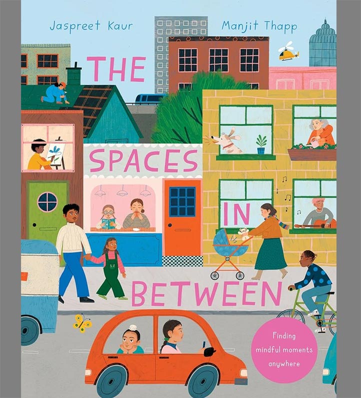 book cover: The spaces between
