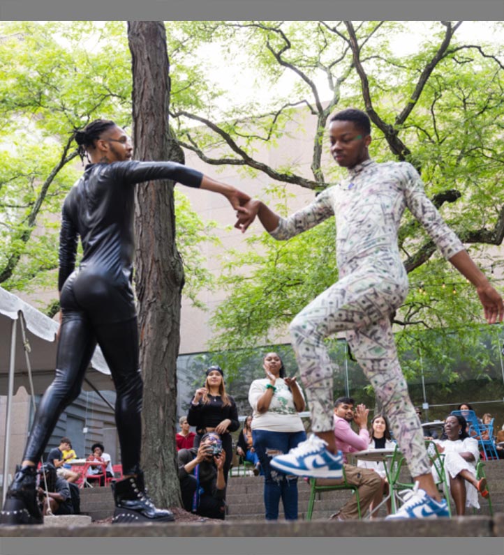 Two dancers
