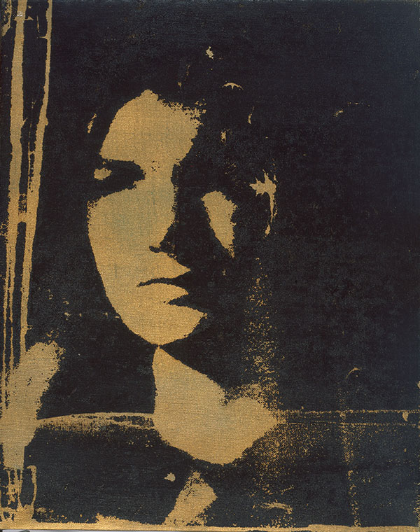 Andy Warhol silkscreen of Jackie O