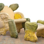 Whimsical Chair and footstool