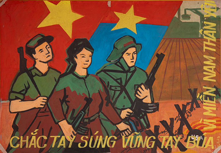 a chinese communist propaganda poster