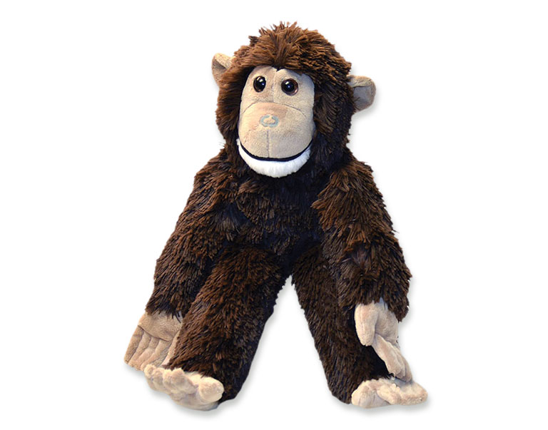 A replica of Jane Goodall's stuffed monkey she had in childhood.