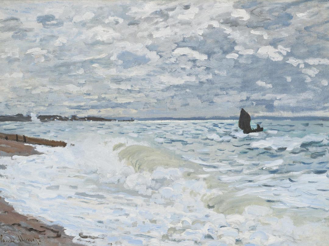 Claude Monet, The Sea at Le Havre, 1868