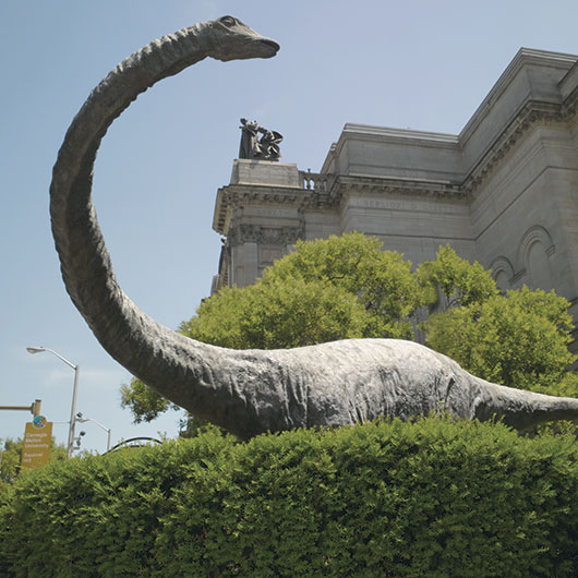 Exterior view of carnegie museum of natural history