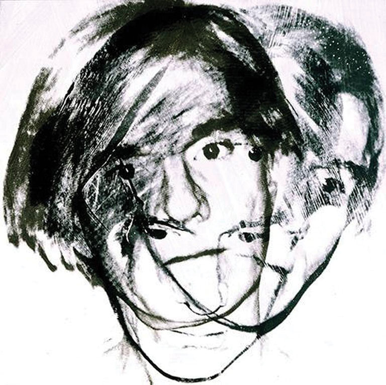A portrait of Andy Warhol