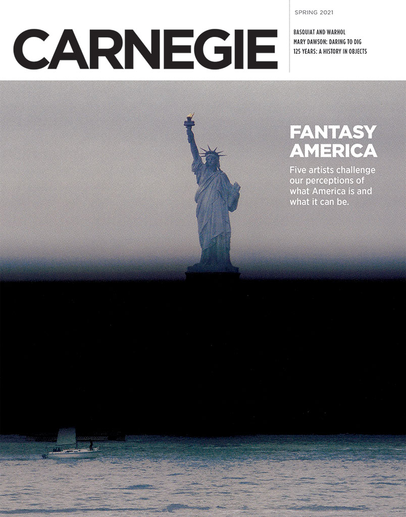 The cover of the SPring 2021 issue of Carnegie Magazine