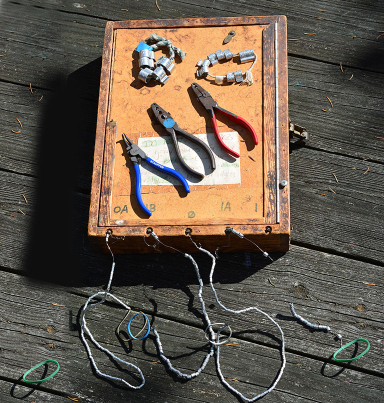 A vintage banding kit