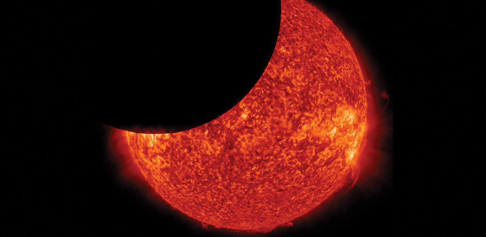 photograph of the solar eclipse