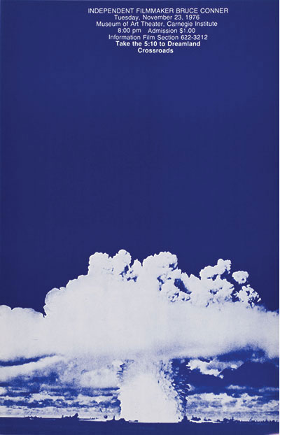 poster showing a muchroom cloud from a nuclear explosion