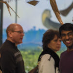 Adults enjoying the Natural History museum
