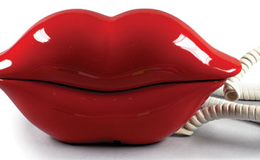Objects of Our Affection: TeleQuest Hot Lips telephone