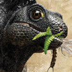 Illustration of an ancient mammal