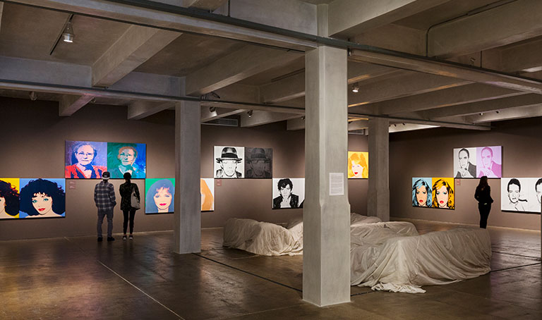 Installation view at the Warhol