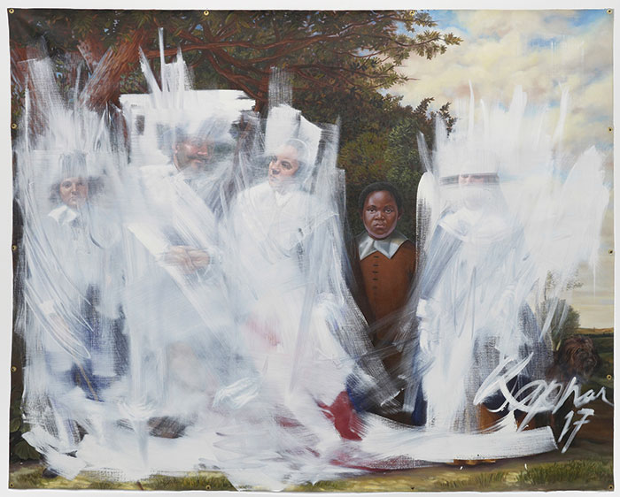 A painting by Titus Kaphar
