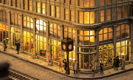 A replica of a vintage department store