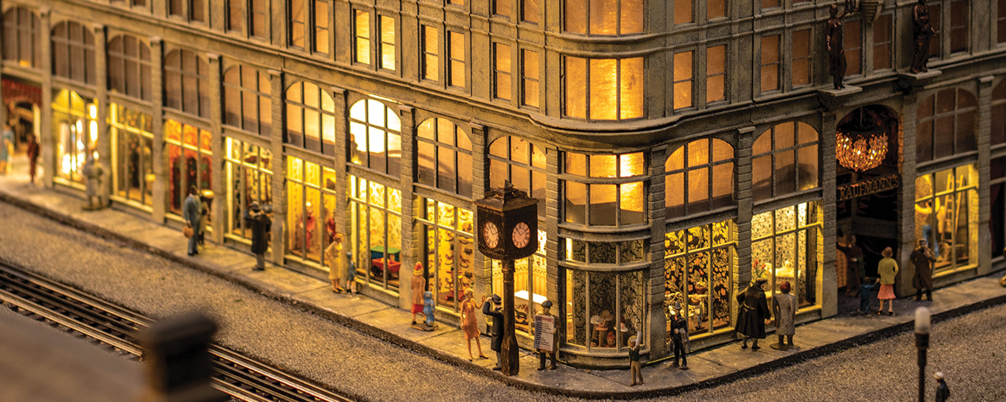 A replica of a vintage department store