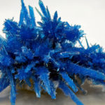 A crystalized looking blue gem.