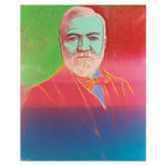 A portrait of Andrew Carnegie done bu Andy Warhol