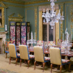 A miniature version of a large elegant dining room