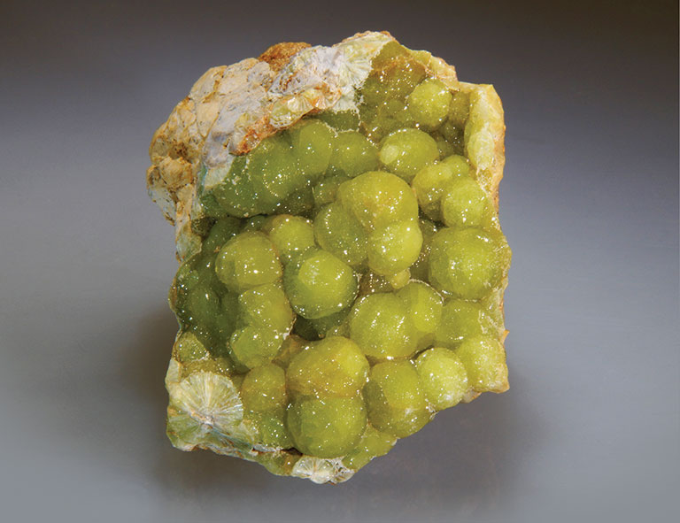 Green lumpy mineral