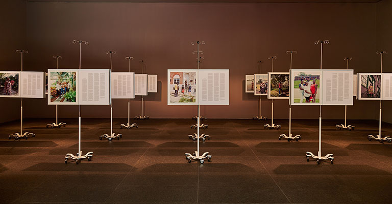 Installation view of Fraziers exhibit