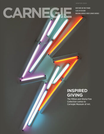 Cover of Carnegie magazine winter 2023 issue