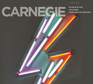 Cover of Carnegie magazine winter 2023 issue